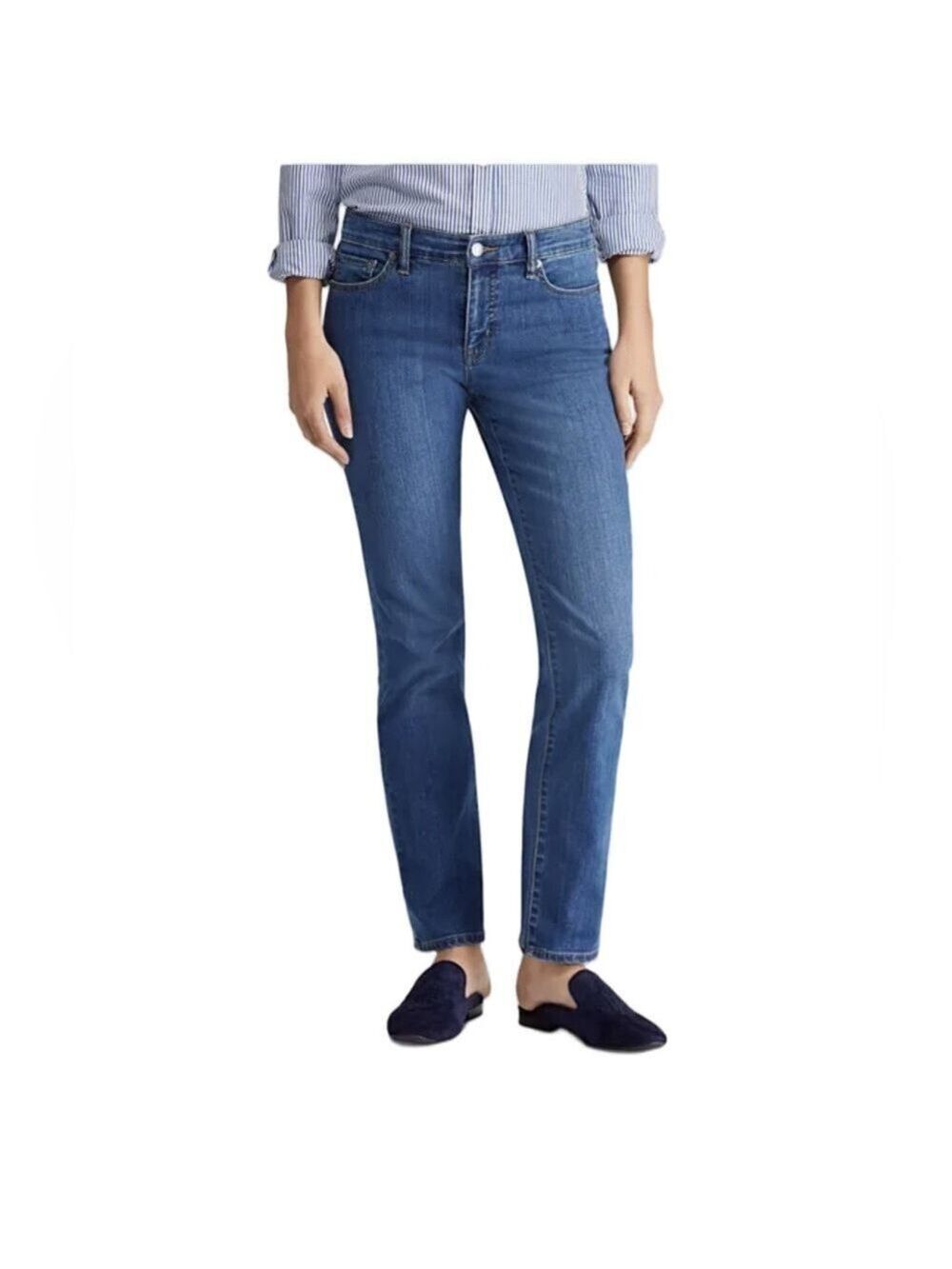 Lauren Ralph Lauren Modern Straight Curvy Jeans Size 12